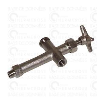 Robinet avec purgeur et raccord M1/8'|Diff-VLL901460