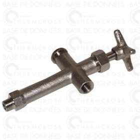 Robinet avec purgeur et raccord M1/8'|Diff-VLL901460