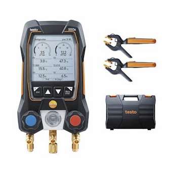 Manifold électronique avec sondes de température à pince sans fil|Diff-VLL05645502-TE