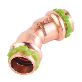 VSH SudoPress Cuivre coude 45° FF 42|Aalberts Integrated Piping Systems BV-IPH6670312