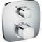 Set finition mit thermostatique E encastré, robinet d'arrêt et inverseur, chromé