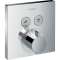Set finition mitigeur thermostatique ShowerSelect E encastré 2 fonctions, chromé