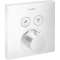Set fin.Mitigeur thermostatique ShowerSelect E encastré 2 fonctions, blanc mat