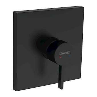 Set de finition pour mitigeur douche encastré noir mat|Hansgrohe-HA376615670