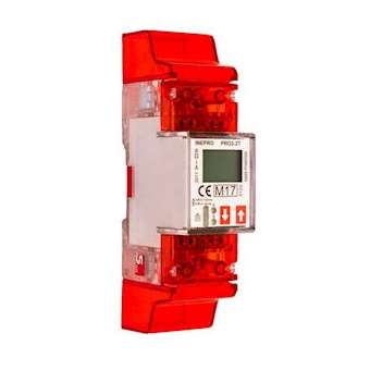 Compteur électrique modulaire monophasé 100 A double tarif Certifié MID|Polier ingenierie-POIPRO22T