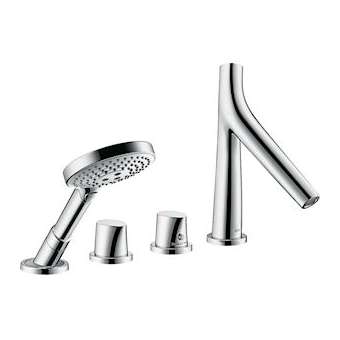 Set de finition 4 trous thermostatique pour montage sur plage de carrelage chr|Hansgrohe-HA312426000