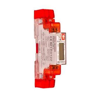Compteur électrique modulaire monophasé 45 A Double Tarif Certifié MID|Polier ingenierie-POIPRO12T