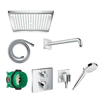 Pack encastré Crometta E 240, Ecostat E|Hansgrohe-HA326998000