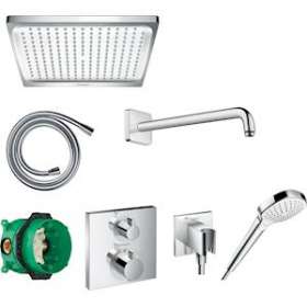 Pack encastré Crometta E 240, Ecostat E|Hansgrohe-HA326998000