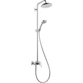 Showerpipe 220,Mitigeur mécanique chromé|Hansgrohe-HA327222000