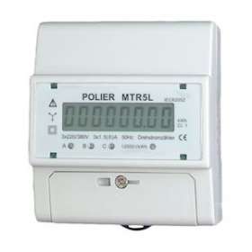 Compteur électrique modulaire tétra 5 A (TC) simple tarif|Polier ingenierie-POIMTR5L