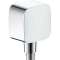Fixfit SoftCube avec raccordement synthétique chromé|Hansgrohe-HA326457000