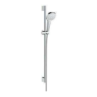 Set Croma Select E 110 Multi EcoSmart / Unica'Croma 0,90 m blanc/chromé|Hansgrohe-HA326591400