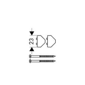 Set de montage en angle nickel poli|Hansgrohe-HA328693830