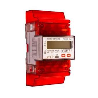 Compteur électrique modulaire triphasé/tétra 100 A RS485 Modbus Certifié MID|Polier ingenierie-POIPRO380MODDC
