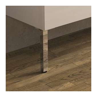 Lot de 2 pieds réglables PVC Chromé Brillant - H170 mm|Neoform industries sas-UIDA0606729