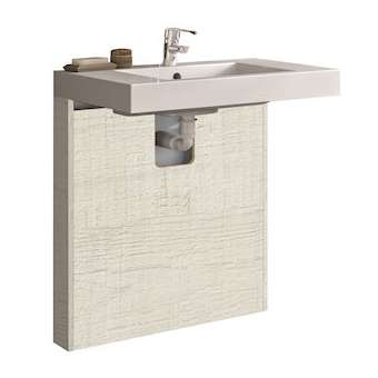 Habillage Cache-Tuyaux standard ERGO L600 - Razor Blanc|Neoform industries sas-UIDA2339571