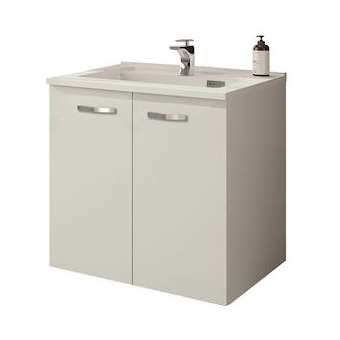 Sous-vasque MILANO L800 2 portes - Blanc Brillant|Neoform industries sas-UIDA2355731