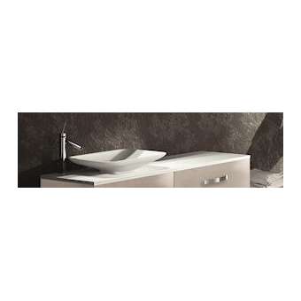 Plan de toilette Stratifié MILANO L800 - Blanc Polaire|Neoform industries sas-UIDA2348511