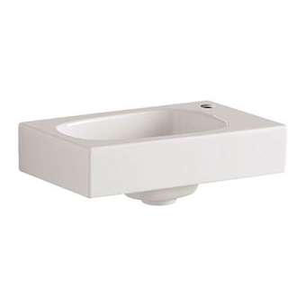 Lave-mains Geberit Citterio: 45x30cm Trou rob. dte. ss trop-plein Blc, KeraTect|Geberit-GBR500.541.01.1