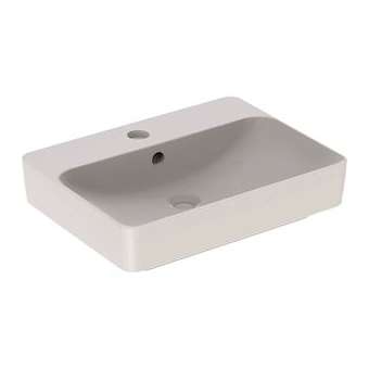 Vasque à poser Geberit VariForm rect., plage rob., 60x45, trop-plein, Blanc|Geberit-GBR500.780.01.2