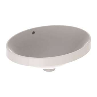 Vasque à enc. Geberit VariForm ov 50x40, trop-plein, Blanc|Geberit-GBR500.708.01.2
