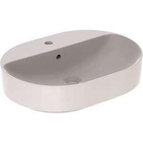 Vasque à poser Geberit VariForm obl, plage rob., 60x45, trop-plein, Blanc|Geberit-GBR500.777.01.2