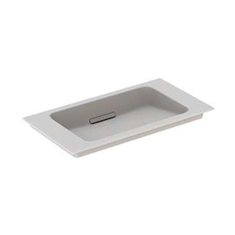 Lavabo pour meuble Geberit ONE, 75cm, KeraTect, Blc, Blc brillant|Geberit-GBR500.391.01.3
