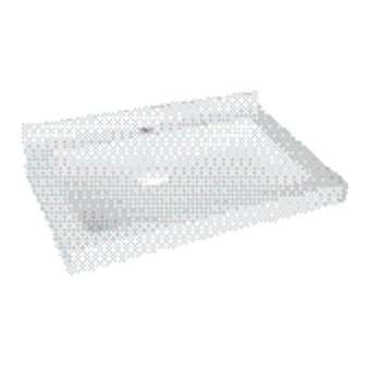 Lavabo Geberit Publica Jerico rectangulaire, 65x50cm rob. centre ss trop-plein|Geberit-GBR500.939.00.1