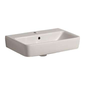 Lavabo Geberit Renova Compact, 55x37cm, avc trop-plein, Blc|Geberit-GBR226155000