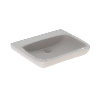 Lavabo Geberit Renova Comfort, adapté PMR, 65x55cm, ss trou rob., ss trop-plein|Geberit-GBR500.914.00.1