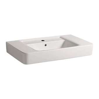 Lavabo Geberit Renova Plan avec espace de rangement, 85x48cm, Blc|Geberit-GBR122185000