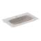 Lavabo pour meuble Geberit Renova Plan, 80x48cm,, avc trop-plein, Blc