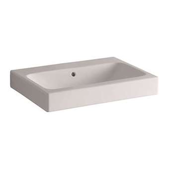 Lavabo Geberit iCon, 60x48.5cm, ss trou rob., Blc|Geberit-GBR124063000
