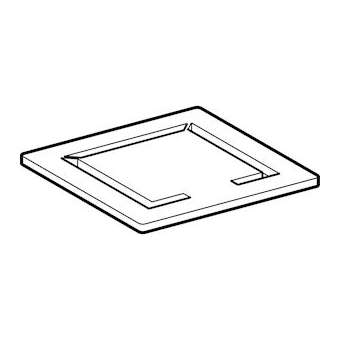 Grille Geberit pour siphon de sol, grille fentes 10 x 10 cm|Geberit-GBR243.116.00.1
