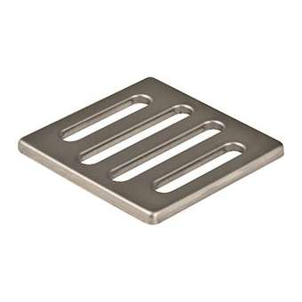 Grille Geberit pour siphon de sol, grille fentes 8 x 8 cm|Geberit-GBR243.120.00.1
