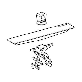 Recouvrement Geberit pour canivelle de douche CleanLine20|Geberit-GBR243.127.00.1