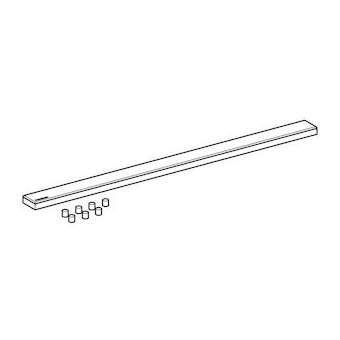 Recouvrement Geberit en acier inoxydable, pour canivelle de douche: L90cm, bro|Geberit-GBR243.352.00.1