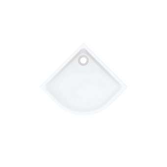 Receveur de douche d'angle Geberit Renova, à poser / à encastrer, 90 cm, Blc|Geberit-GBR00725800000AG3