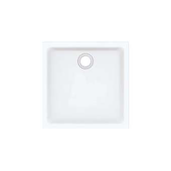 Receveur de douche carré Geberit Renova, à encastrer 80 x 80 cm, Blc|Geberit-GBR00731800000AG3