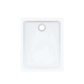Receveur de douche rect Geberit Renova, à encastrer, 100 x 80 cm, Blc|Geberit-GBR00736800000AG3