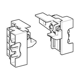 Kit d'ajusteurs gauche et droite Geberit, pour kit de finition pour évacuation|Geberit-GBR242.940.00.1