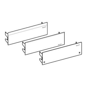 Recouvrement Geberit pour élément de douche: acier inoxydable brossé|Geberit-GBR242.991.FW.1