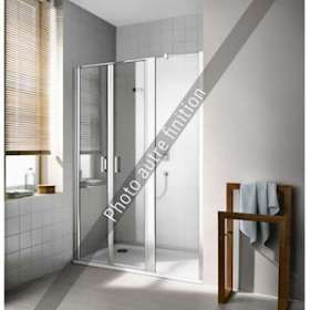 Paroi 2 battants CADA XS CCPTD L90 2M argent poli v.serig|Roth france-OTH1403027775