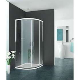 Paroi arrondie coulissante EQUI EIARR L90 1.9M argent poli v.clair clean|Roth france-OTH1406000250