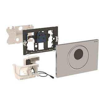 Commande Geberit électronique, secteur, DT, Sigma10, man, Sig12: brossé, poli|Geberit-GBR115.890.SN.5