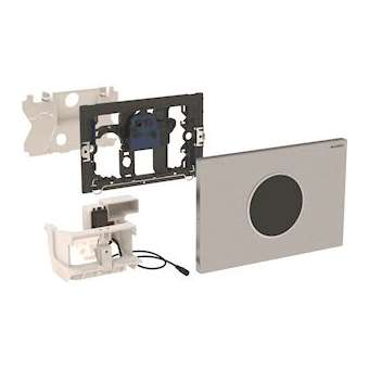 Commande Geberit électronique, secteur, DT, Sigma10, Sig12: brossé, poli|Geberit-GBR115.906.SN.1