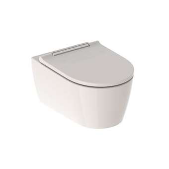 Pack WC susp Geberit ONE, caréné, TurboFlush, abat ral et déclips, KeraTect, blc|Geberit-GBR500.202.01.1