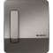 Commande d'urinoir Geberit pneumatique Highline: Brossé|Geberit-GBR115.558.00.1