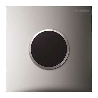 Commande d'urinoir Geberit électronique secteur type 10: chr bri, chr mat|Geberit-GBR116.025.KH.1